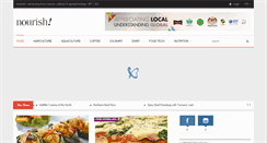 Desktop Screenshot of nourish-mag.com