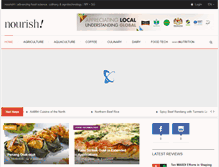 Tablet Screenshot of nourish-mag.com